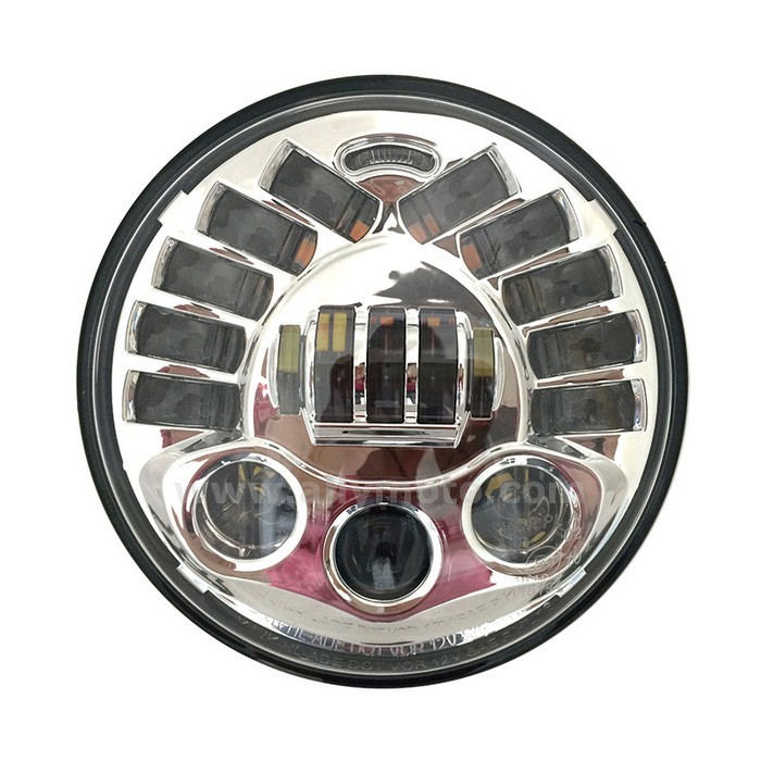 154 7 Inch Led Headlight Bulb Drl Daymaker Projector Headlamp Harley